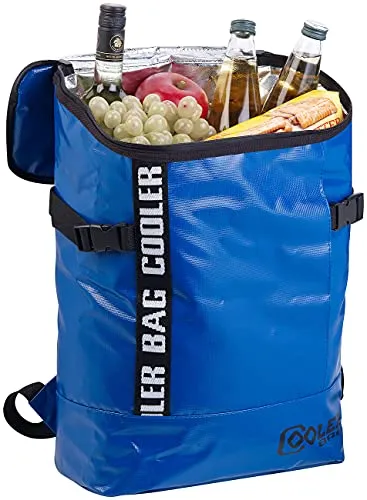 Xcase Thermorucksack: Abwaschbarer Kühlrucksack aus LKW-Plane, 16 l - Kühlboxen & Kühlschränke - Ideal für Outdoor-Aktivitäten, schützt vor Nässe und ist leicht abwaschbar. Perfekt für Camping, Trekking und mehr!