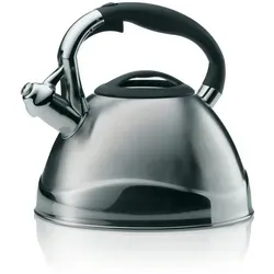 KELA Wasserkessel Flötenkessel VARUS 3,0 Liter - Induktionsgeeignet, energiesparend mit Klappmechanismus und Sicherheitsgriff