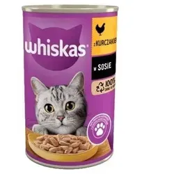 WHISKAS Adult Dose - Nassfutter mit Huhn in Sauce 400g