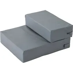 PawHut Tierbett Hundetreppe klappbar - grau - Klappbare Hundetreppe aus Kunstleder und Schaumstoff, ideal für kleine Hunde, die Unterstützung beim Einstieg benötigen. Perfekt für ein komfortables Zuhause.