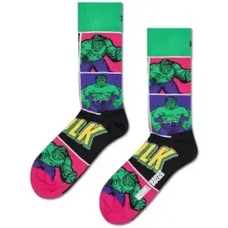 Happy Socks Marvel The Hulk Sock Grün gemustert Baumwolle Gr 41/46