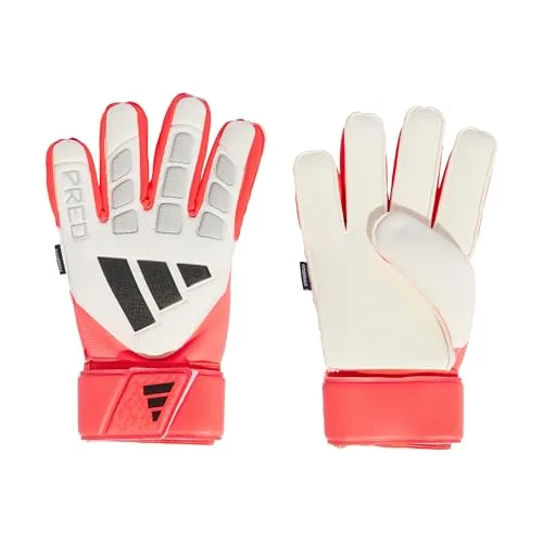 ADIDAS Herren Torwarthandschuhe PREDATOR MATCH FINGERSAVE - Die ADIDAS Predator Torwarthandschuhe bieten dir optimalen Grip und Stabilität. Mit Fingersave-Technologie für zusätzlichen Schutz und einer elastischen Bandage für perfekten Sitz, bist du bereit für jede Herausforderung im Tor.