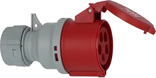 Brennenstuhl CEE-Kupplung 400V/32A (für die Verwendung im Außenbereich IP44, schraubbare Anschlusstechnik, 5-polig)