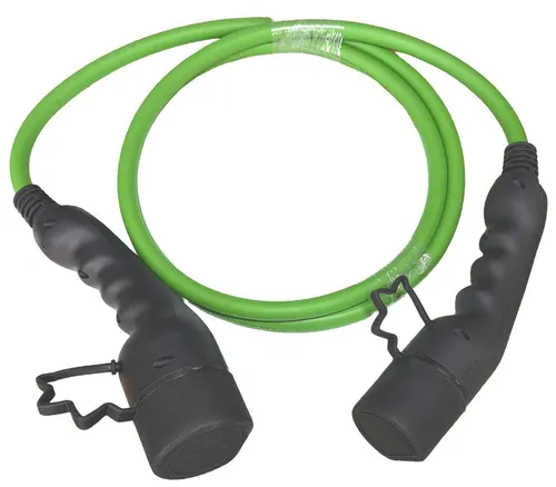 Blaupunkt B1P16AT2 eMobility Ladekabel 2m - Wallboxen - 2 Meter langes Ladekabel für Elektroautos mit Type 2 Stecker, 16A und IP54 Schutz gegen Staub und Wasser, ideal für sicheres Laden unterwegs.
