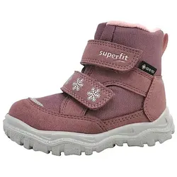 Superfit HUSKY1 Boot für Mädchen, Modern in Lila/Rosa 8510, Größe 27 - Wanderschuhe mit GORE-TEX Membrane: wasserdicht und atmungsaktiv, ideal für Abenteuer im Freien. Kuscheliges Warmfutter und praktische Klettverschlüsse sorgen für optimalen Halt.