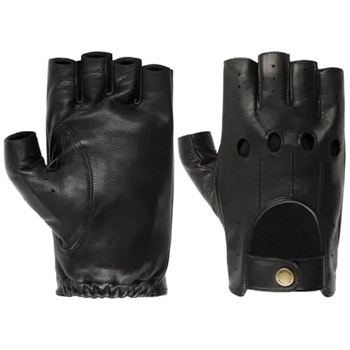 Stetson Summer Oily Goat Nappa Handschuhe – Elegante fingerlose Handwärmer für Herren
