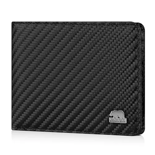 Brown Bear Geldbörse 8005 D für Herren aus Echtleder mit RFID-Schutz - Hochwertige Geldbörse für Herren aus feinem Rindsleder, mit 14 Fächern und RFID-Schutz für maximale Sicherheit. Handgefertigt in Europa und ideal für stilbewusste Männer.