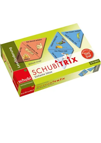 SCHUBITRIX Leseförderung Einfache Sätze - Fördern Sie das Lesen mit diesem anschaulichen Sprachkurs für Kinder ab 6 Jahren. Ideal für den Erstspracherwerb, unterstützt durch interaktive Elemente und ansprechende Inhalte.