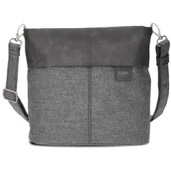 Zwei Olli OT8 Schultertasche 25 cm - Grau - Umhängetasche für Erwachsene, leicht und praktisch mit Außentasche und Inneneinteilung. Ideal für den Alltag und unterwegs.