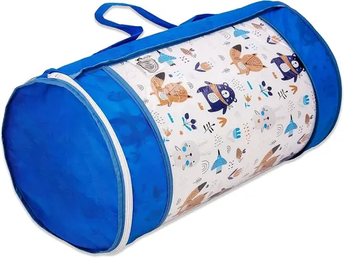 Kinder Klappmatratze 60x120 cm Faltmatratze Baumwollbezug Waschbar für Reisebett