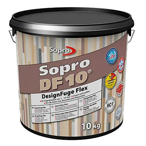 BYUP Sopro DF 10® DesignFuge Flex (10 kg, Grau) von Sopro capri