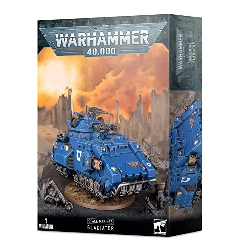 Warhammer 40.000 - Space Marines Gladiator Set - 40K Miniaturen, umfasst 157 Kunststoffkomponenten und ermöglicht den Bau verschiedener Gladiatoren-Varianten für individuelle Anpassung.
