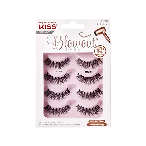 KISS Blowout Lash Multi Pack - Pixie in schwarz von Kiss