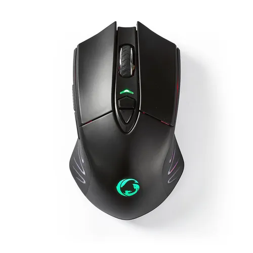 Nedis Wired & Wireless Gaming Maus - 7 Tasten - RGB Led