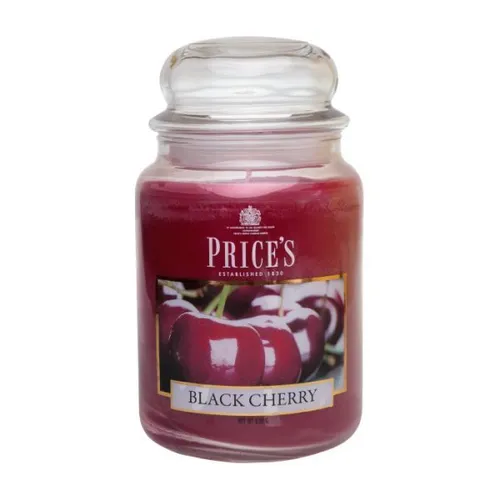  Prices Candles - Duftkerze Black Cherry - 630g Bonbonglas 31,59 EUR/kg