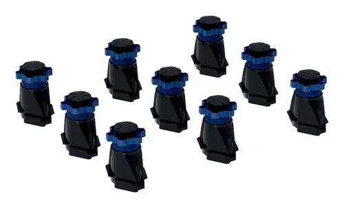 Geberit Duschwannenfüße, hoch (Set à 9 Stück) - 554953001 - Hochwertige Duschwannenfüße für perfekte Stabilität, ideal für eine einfache und sichere Montage von Duschwannen.