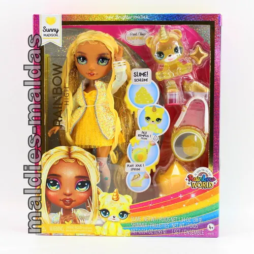 Classic Rainbow High Fashion Doll in schwarz von Rainbow High