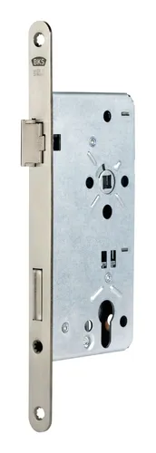 BKS Haustür-Einsteckschloss B-24 PZ - D65, E92, VK10,2 rund DIN Links - Hochwertiges Einsteckschloss für Haustüren, robust und langlebig, ideal für zuverlässige Sicherheit in Ihrem Zuhause.