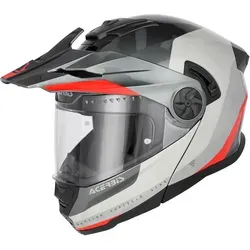 Acerbis Rider Logo Klapphelm XL für Männer - Kompakter Klapphelm für Touring und Adventure mit klarem Hauptvisier, vorbereitet für Pinlock® 70. Integriertes Sonnenvisier für zusätzlichen Komfort.