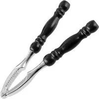 Fackelmann Nussknacker, 17cm, Holzgriff, schwarz 48254