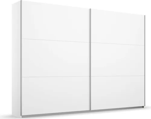 rauch Schwebetürenschrank AURELIO - Alpinweiß, Made in Germany - Schwebetürenschrank in Alpinweiß, 261 cm breit, mit variabel einsetzbaren Einlegeböden und drei Kleiderstangen. Hochwertige Verarbeitung „Made in Germany“, ideal für stilvolle und funktionale Schlafzimmer.
