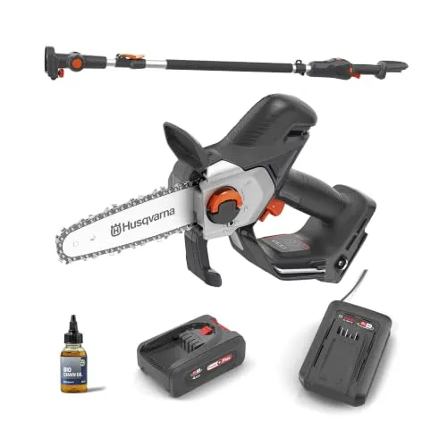 Husqvarna Aspire P8X-P4A Akku-Kettensäge und Hochentaster von Husqvarna