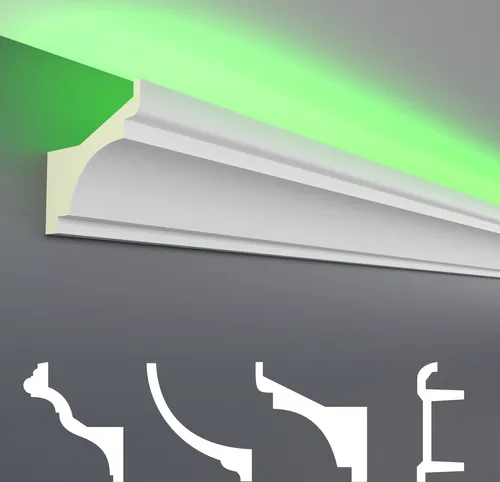 HEXIM LED Stuckleisten Muster