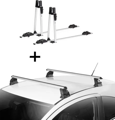 2x VDP Fahrradträger ALU Premium + Dachträger VDP EVO ALU für BMW Serie 2 Coupè (F22) ab 2014