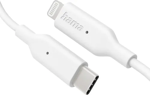 Hama Ladekabel USB C auf Lightning - 1m Schnellladekabel für iPhone und iPad, MFi-zertifiziert für schnelle Lade- und Datenübertragung bis 480 Mbit/s