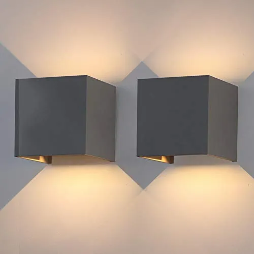 Wandleuchten, Wandbeleuchtung Grau von Klighten