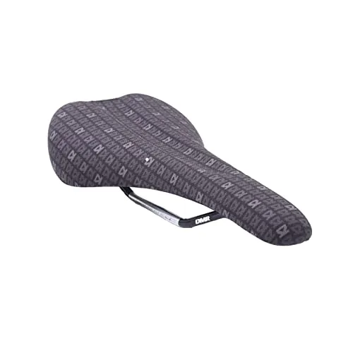 DMR 25th Anniversary Sattel - schwarz grau - Fahrradsättel, langlebiger Mountainbike-Sattel mit strapazierfähigem Stoffbezug und 25th Anniversary DMR-Druck für besonderen Stil und Komfort.