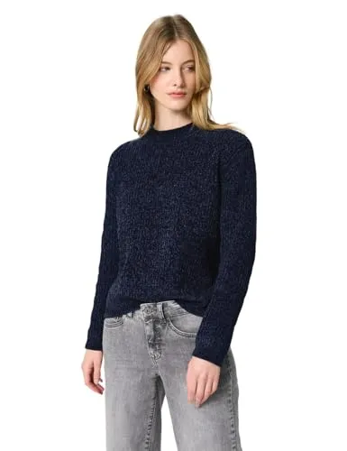 Street One Studio Chenille Pullover Amethyst Night Blue 34