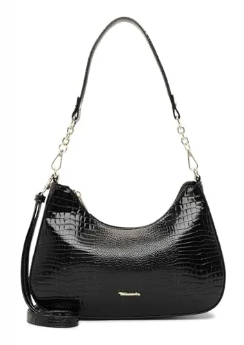 Tamaris Schultertasche Hobo Bag in Schlangenlederoptik in schwarz von Tamaris