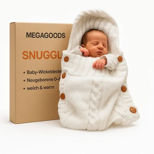 MEGAGOODS Wickelrock Baby Wickeldecke Neugeborene 0-6M