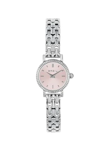 Breil Uhr Damen Darling Ziffernblatt Silber Bewegung NUR Zeit Quartz e Bracelet Stahl Silber TW2019