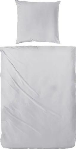 Satin Bettwäsche-Set grau, 200 cm von Primera
