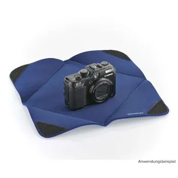 Novoflex Einschlagtuch Stretch blau 28x28 cm - Kamerataschen & -koffer, vielseitiges Einschlagtuch für optimalen Schutz Ihrer Kameraausrüstung