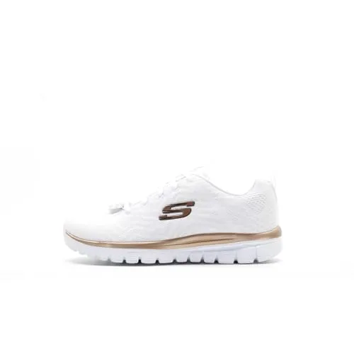 Skechers Damen Sneakers 38 EU - Damen-Sneaker aus hochwertigem Fabric, bequem und stilvoll für den täglichen Gebrauch