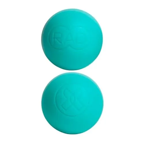 RAD Recovery Rounds I 2er Set extra weiche Yoga Medizin Massagebälle für Füße, Kiefer, Unterarm, Nacken und Fuß Selbstmassage, Tiefengewebsmassage, Beweglichkeit und Erholung