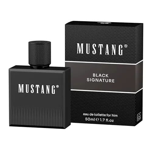 Mustang Signature for him Parfüm Herren 50ml – Würzig-aromatisches Eau de Toilette - Erlebe den Spirit der Freiheit mit Mustang Signature für Herren. Aromatisch und warm, ideal für stilbewusste Männer, die ihren eigenen Weg gehen. Perfekt für jede Gelegenheit.