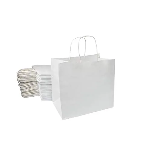 Titre Extiff Einkaufstasche, Zellulose, Weiß, mit Griffen, 26 x 17 x 24 cm, Einkaufstasche, Geschenkverpackung