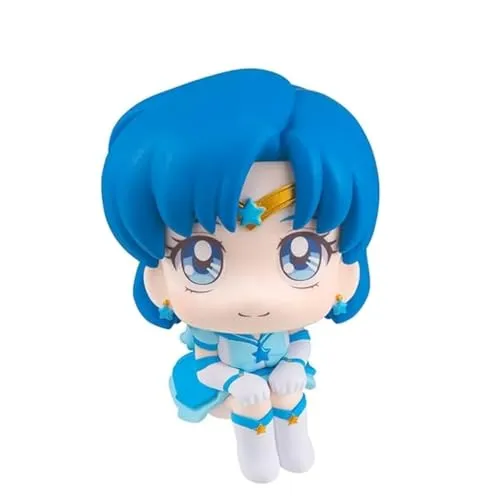 Sailor Moon Cosmos Dekofigur, PVC, Look Up Eternal Sailor Mercury, 11 cm