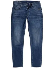 G-STAR Men's 3301 Slim Jeans - Blau (medium Aged D25742-8968-071) - Stylische Jeans für Herren mit bequemer Passform, gefertigt aus innovativem lederähnlichem Papiermaterial für einen einzigartigen Look.