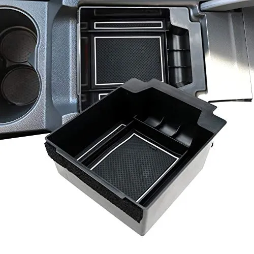 LFOTPP Aufbewahrungsbox für Seat Ateca - Mittelkonsolen Organizer für Seat Ateca, langlebig und mit rutschfester Gummimatte, sorgt für Ordnung und reduziert Geräusche während der Fahrt.