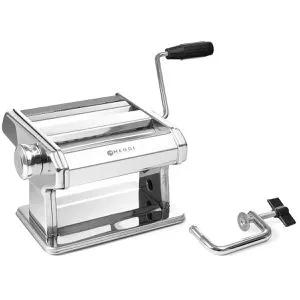 Hendi manuelle Nudelmaschine 140 mm - Nudelmaschine für die Gastronomie, robust und ideal für die Herstellung frischer Pasta in großen Mengen.