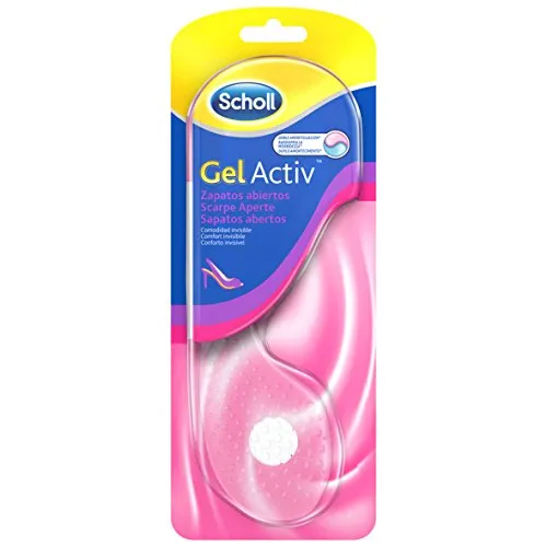 Scholl Gel Activ Einlegesohlen für Damen, für offene Schuhe, 1 Paar