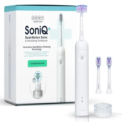 ZENT SoniQ+ Elektrische Zahnbürste 2in1
