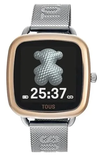 TOUS Reloj Smartwatch 300358085 D-Connect Acero, Klassisch - Armbanduhren für Herren mit modernem D-Connect Design und hochwertigen Edelstahl, ideal für stilbewusste Männer.