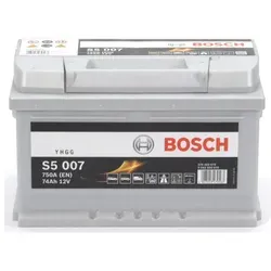 Bosch S5 007 Autobatterie 12V 74Ah 750A