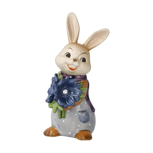 Goebel Hasenfigur Hase Kleiner Kavalier - Ostern - Sammlerfigur in meisterlicher Handarbeit, detailreich gestaltet und ideal als Ostergeschenk, inklusive Geschenkverpackung.